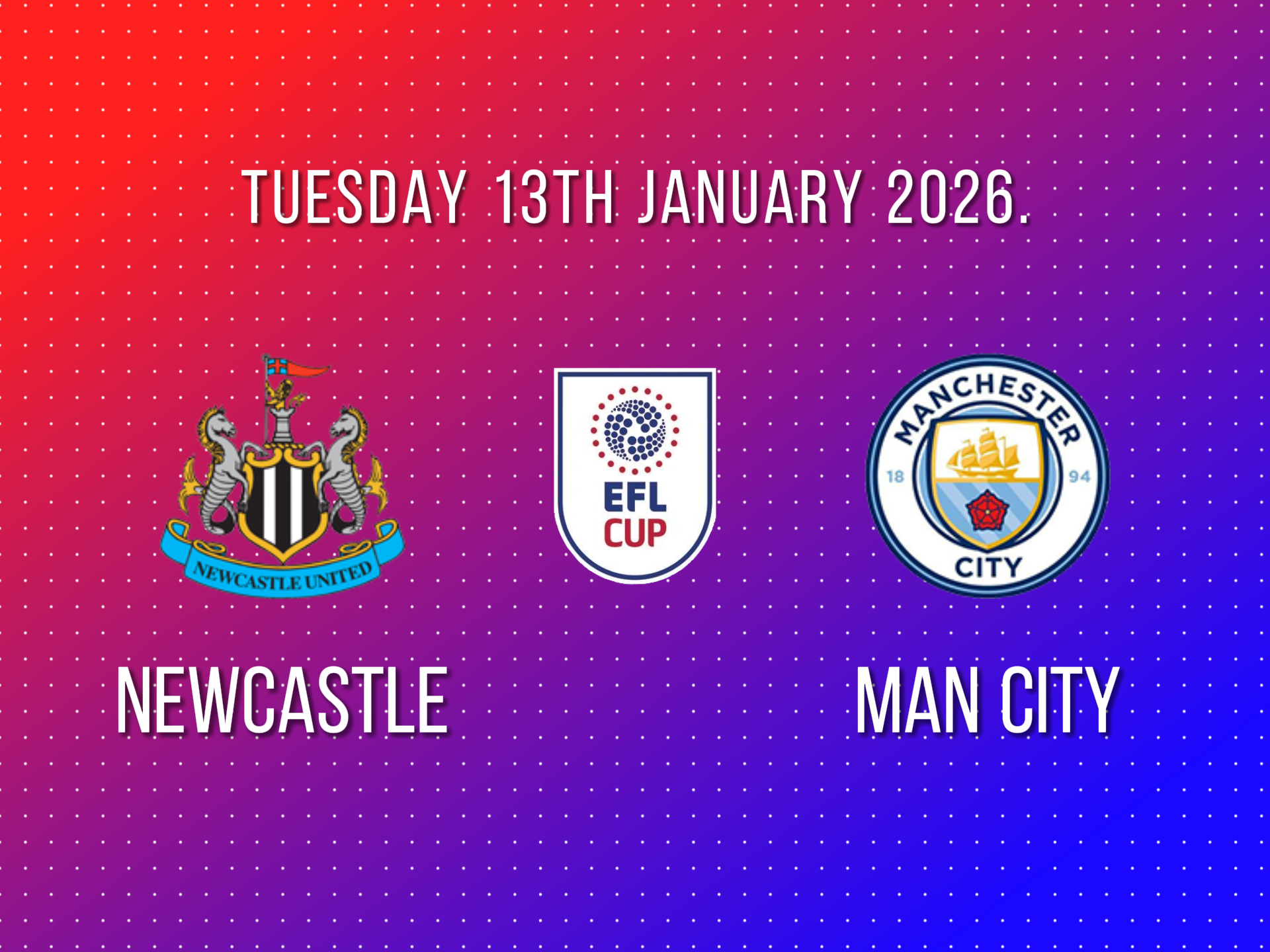 Newcastle United vs Manchester City