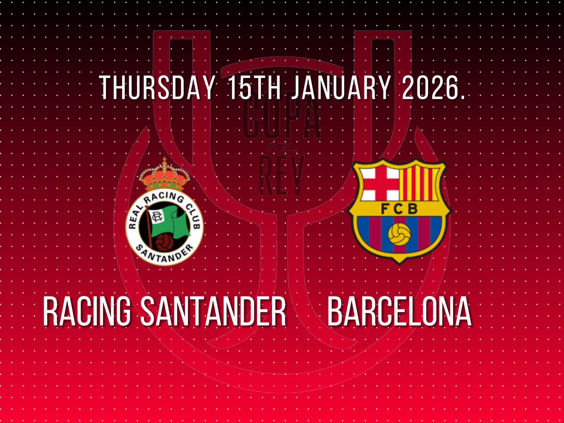 Racing Santander vs Barcelona