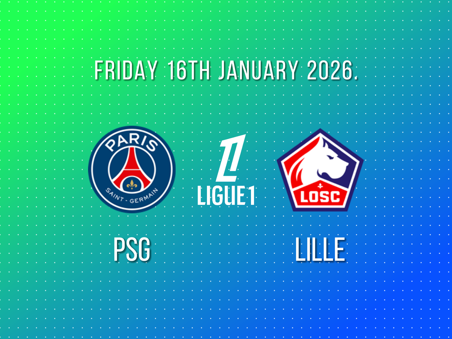 PSG vs Lille