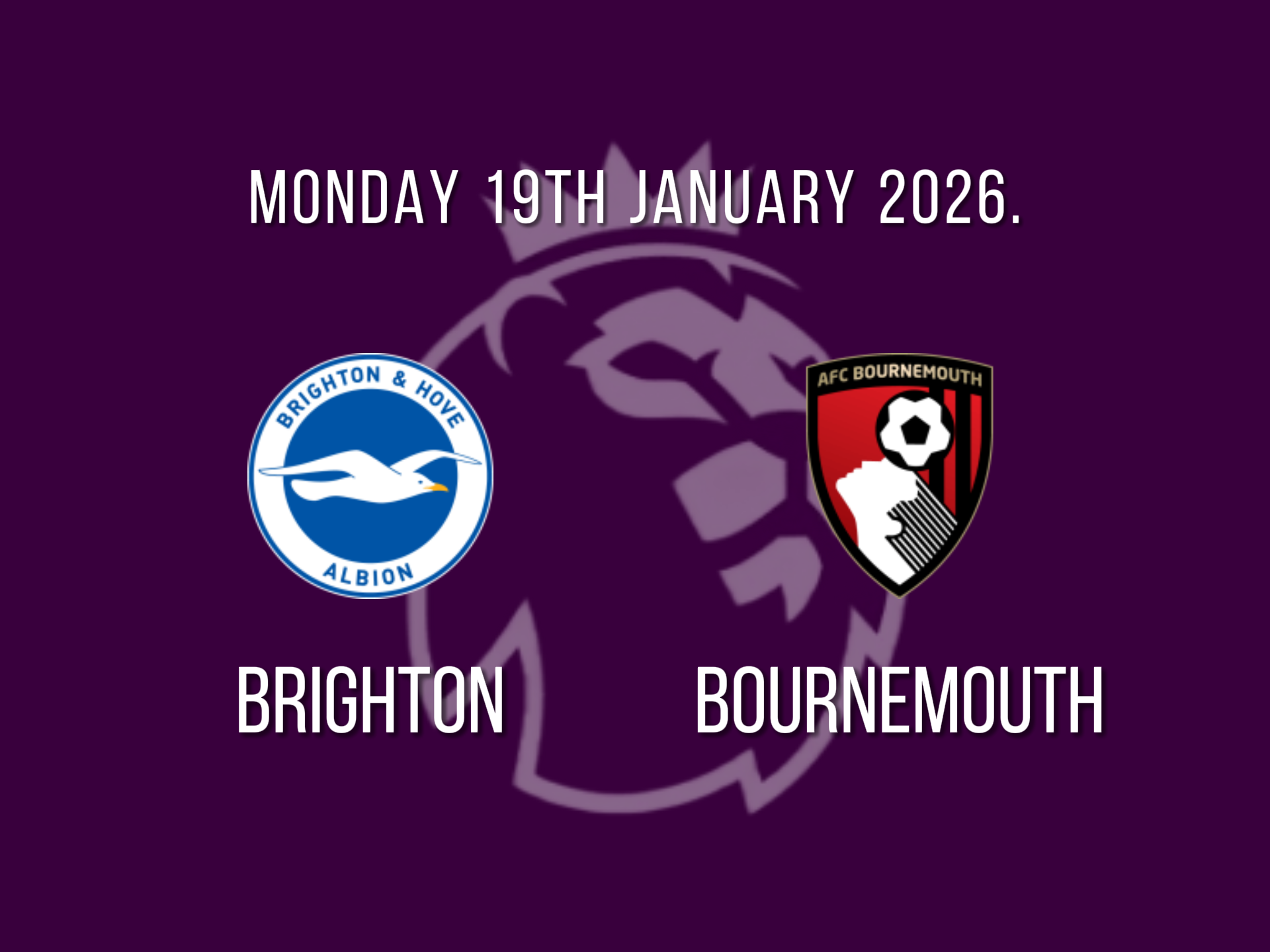 Brighton vs Bournemouth