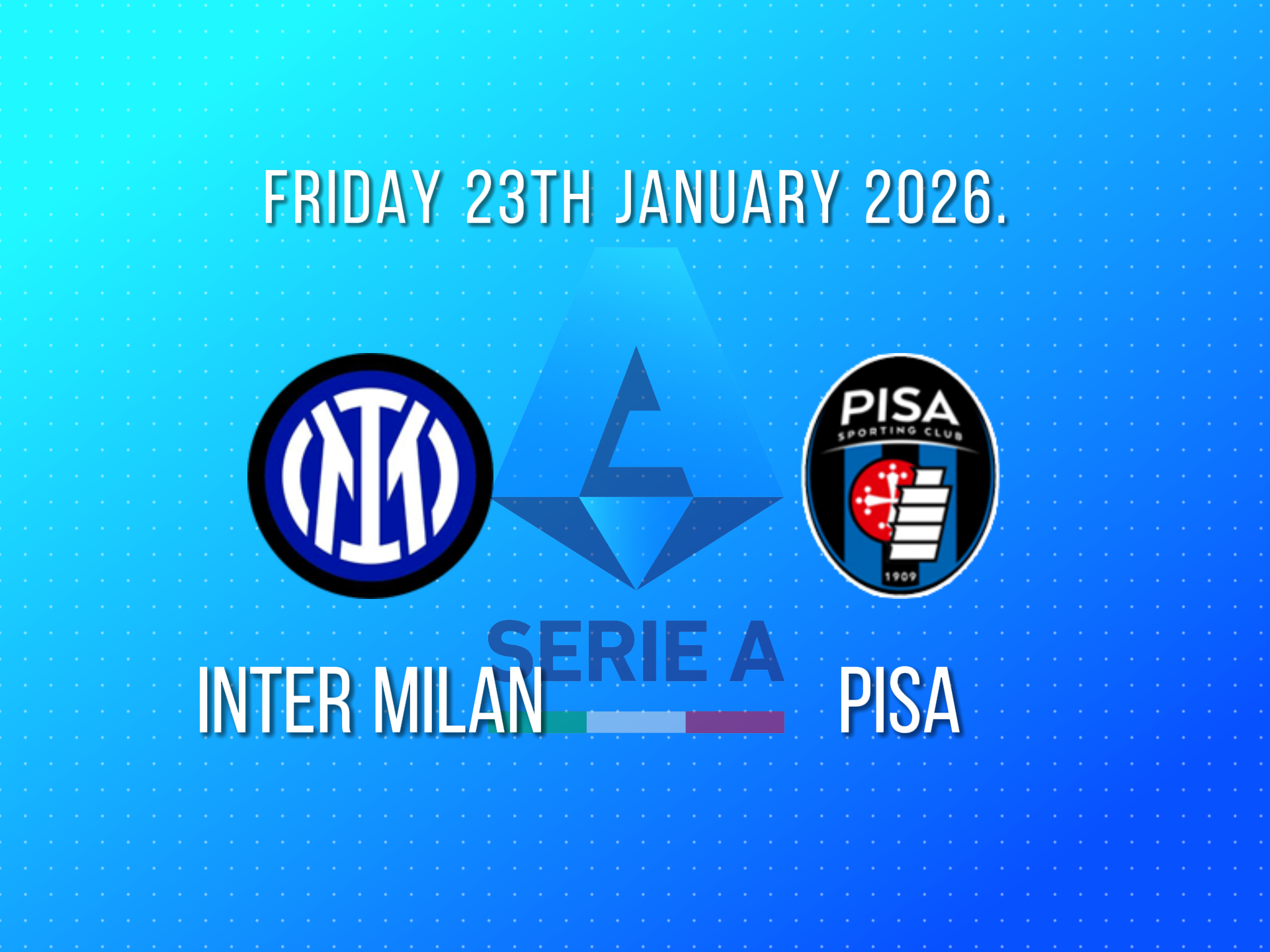 Inter Milan vs Pisa