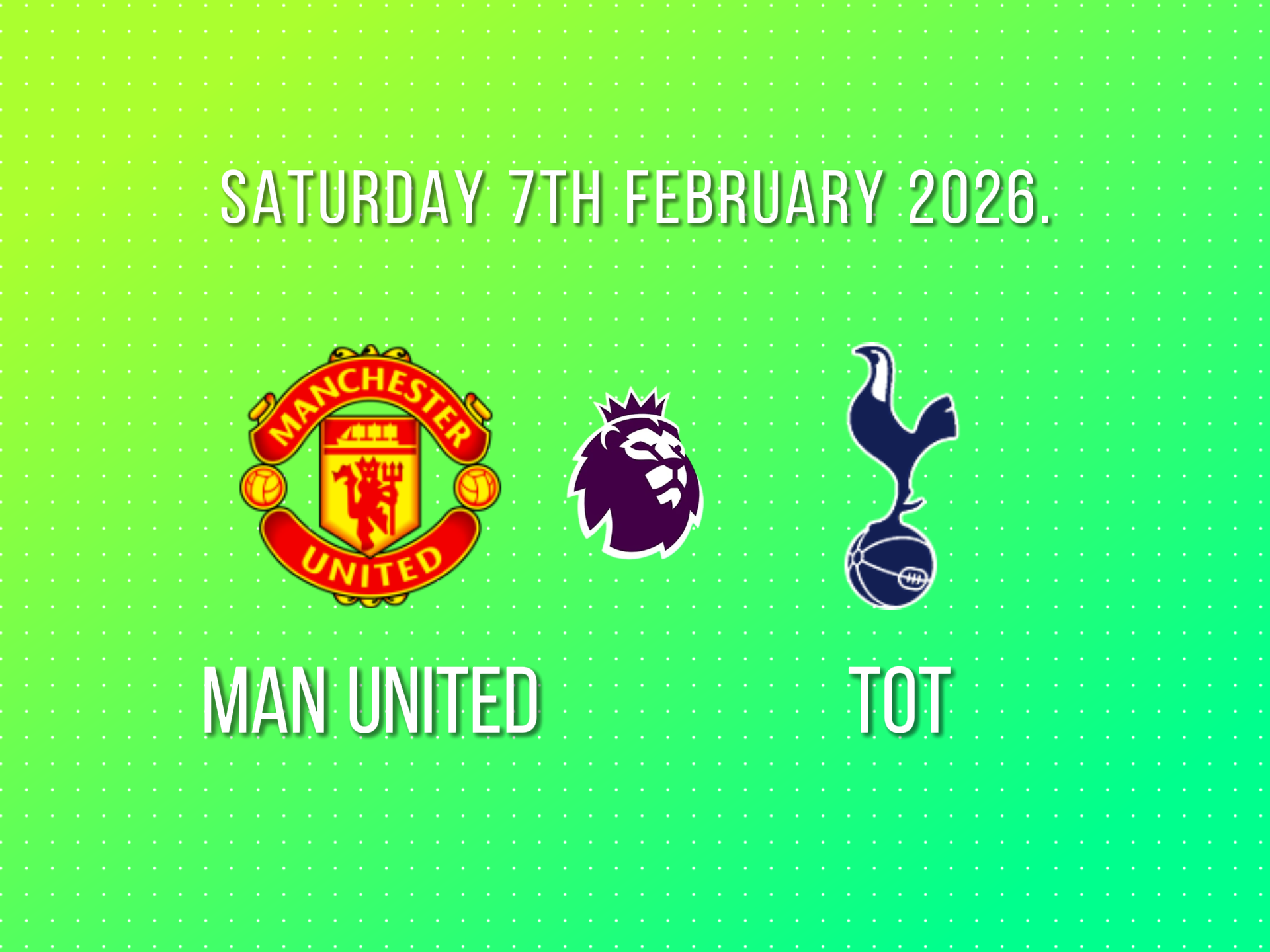 Manchester United vs Tottenham